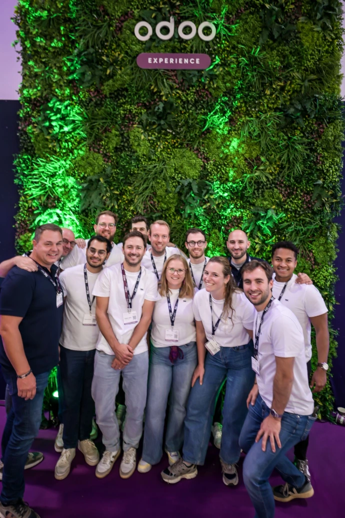 Équipe d'experts Odoo TSC accompagnant un projet ERP