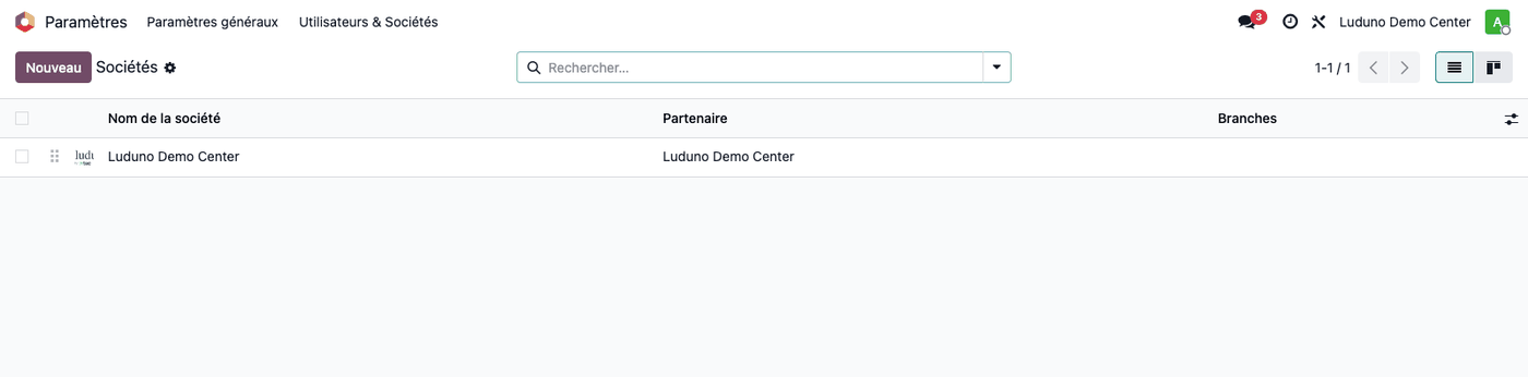 Paramétrage des heures d'ouverture par jour de semaine dans Luduno